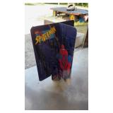 1990s Marvel Spider-Man nap mat, featuring a city