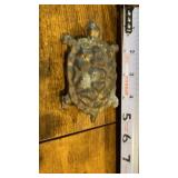 Vintage Brass Turtle Solid Heavy Intricate