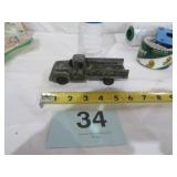 VTG TOOTSIE TOY METAL MILITARY TRUCK