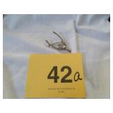 1950s SIGNED LANG STERLING WISHBONE