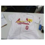 ST LOUIS CARDINALS WINN 0 JERSEY