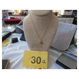 14K ITALY NECKLACE 10K PENDANT (1.97G)