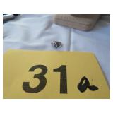 STERLING SIGNED CHILDS RING SIZE 1