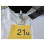 925 BLUE TOPAZ RING SIZE 8 (13.48G)