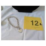 925 M HEART BRACELET (,74G)