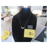 VTG 925 BALL NECKLACE (7.12G)