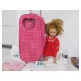 18" DOLL WITH CASE