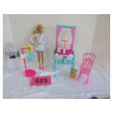 Vtg Barbie And Twin New Borns Doctor Set