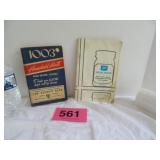 Vtg Houehold Books