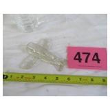 1944 Ww11  Us Army Bomber Glass Candy Dish