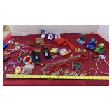 Keychains, Paw Patrol toys, necklaces and