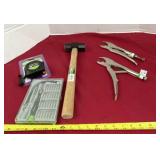 All New Hammer, Vise Grips, Tape Measure and