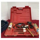 Carry Tote, Gorilla Glue, Rubber Mallet and Red
