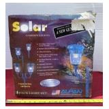 New in Box Solar Garden Lights