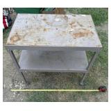 Metal Cart with Wheels