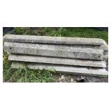 11 Concrete Parking Stops . Bring Help to Load