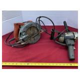 Craftsman Electric 1/3 inch Drill and Skilsaw 7