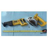 DeWalt 5 3/8 Trim Saw and Reciprocated Saw