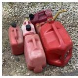 Gas Cans Some without Lids