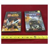 Nitendo Game Cube Games Star Wars & Top Gun