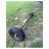 85 Inch Trailer Axle to Hubs, 5 Lug , One 7-14 5