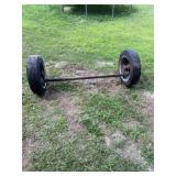 Trailer Axle with Two F78-14 tires , 56 Inch to