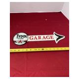 Cast Iron Tydol Garage Arrow