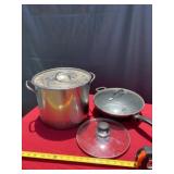 Stainless Pteel pan with Lid, Skillet with Lid