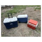Coleman, Igloo, and Gott Cooler