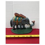 Cast Iron Elephant Door Stop