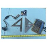 Carpenter Square, Hand Drill and Titanium Drill