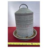 Galvanized Metal Poultry Feeder