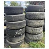 12 Tires Various Sizes
