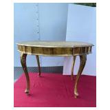 Gold Colored Table