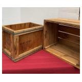 Two Wood Crates