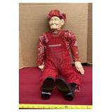 Southern Mammy Porcelain Head, Hands and Shoes
