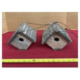 Two Hanging Birdhouses