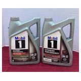 Two New Mobil OW-20 Synthetic High Mileage Oil