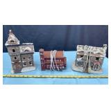 Christmas Village Light Up Houses