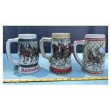 Budweiser Steins