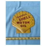 Cast Iron Golden Shell Plaque