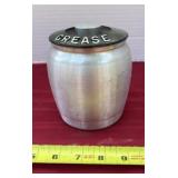 Kromex Spun Aluminum 1950ï¿½s Grease Canister. It