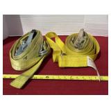 Two 2 inch Ratchet Straps