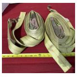 Two 2 inch Ratchet Straps