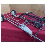 Two Luggage Carry Racks with Wheels
