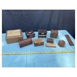 Wooden Keep Sake Boxes with 3 Coaster Boxes