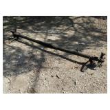 106 Inch Long Trailer Axle to Hubs, 5 Lug