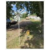 Sunflower and Wind Mill Spinner Yard Decor