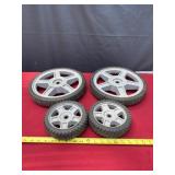 Hard lawnmower Tires