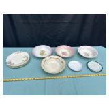 Floral Plates and Bowls